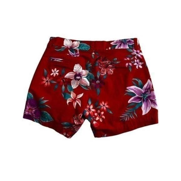 Old Navy every day red flowers print shorts size 6 - Picture 3 of 6